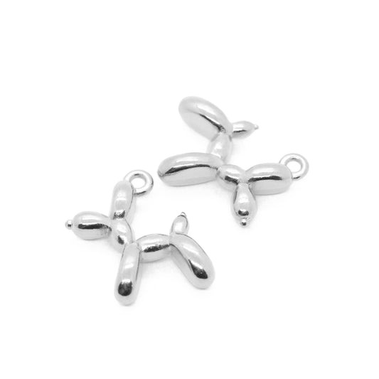 Hund Ballon Charm Anhänger / 20mm