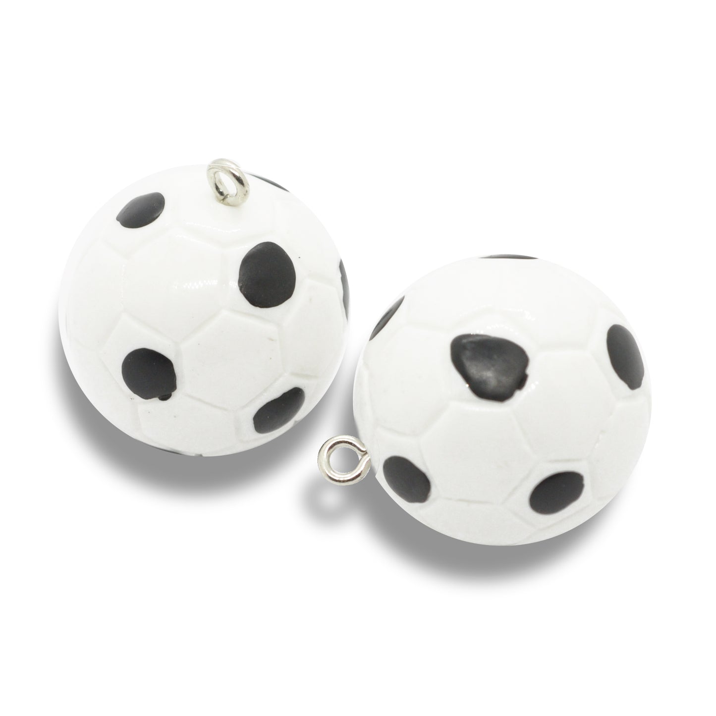 Fussball Anhänger XL emalliert / 20mm