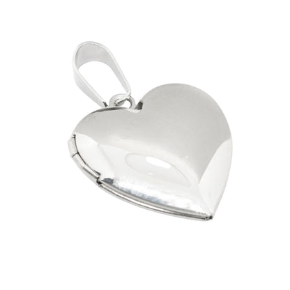 Herz Medaillon Edelstahl / 21mm