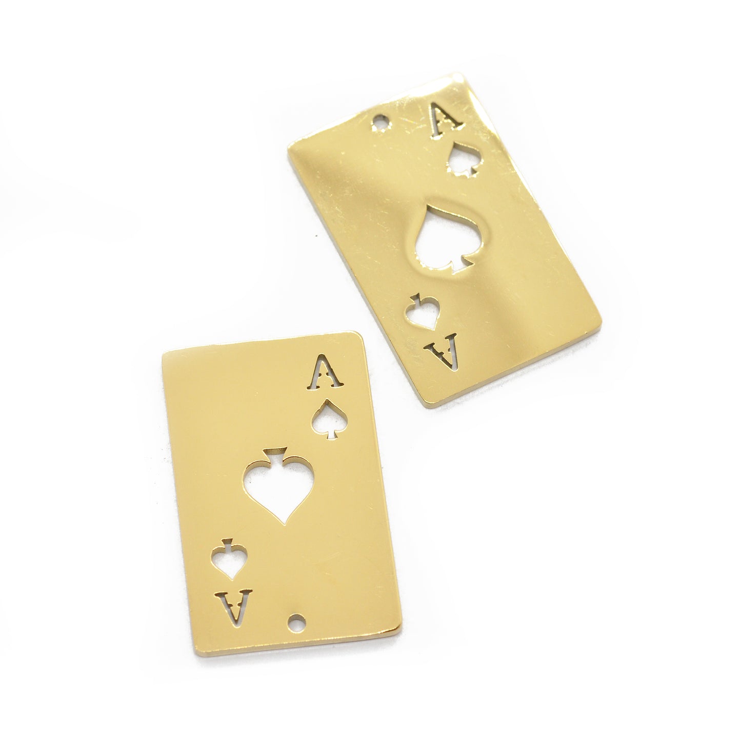 Spielkarte Anhänger XL Edelstahl / 27mm