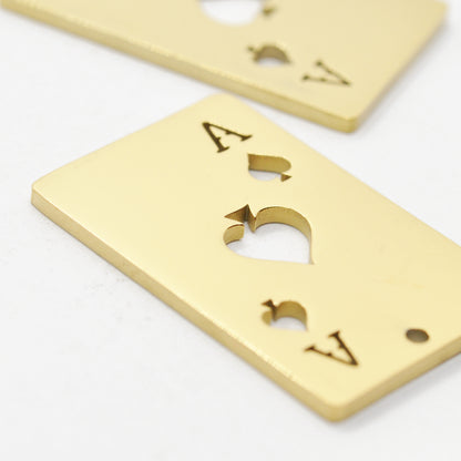 Spielkarte Anhänger XL Edelstahl / 27mm