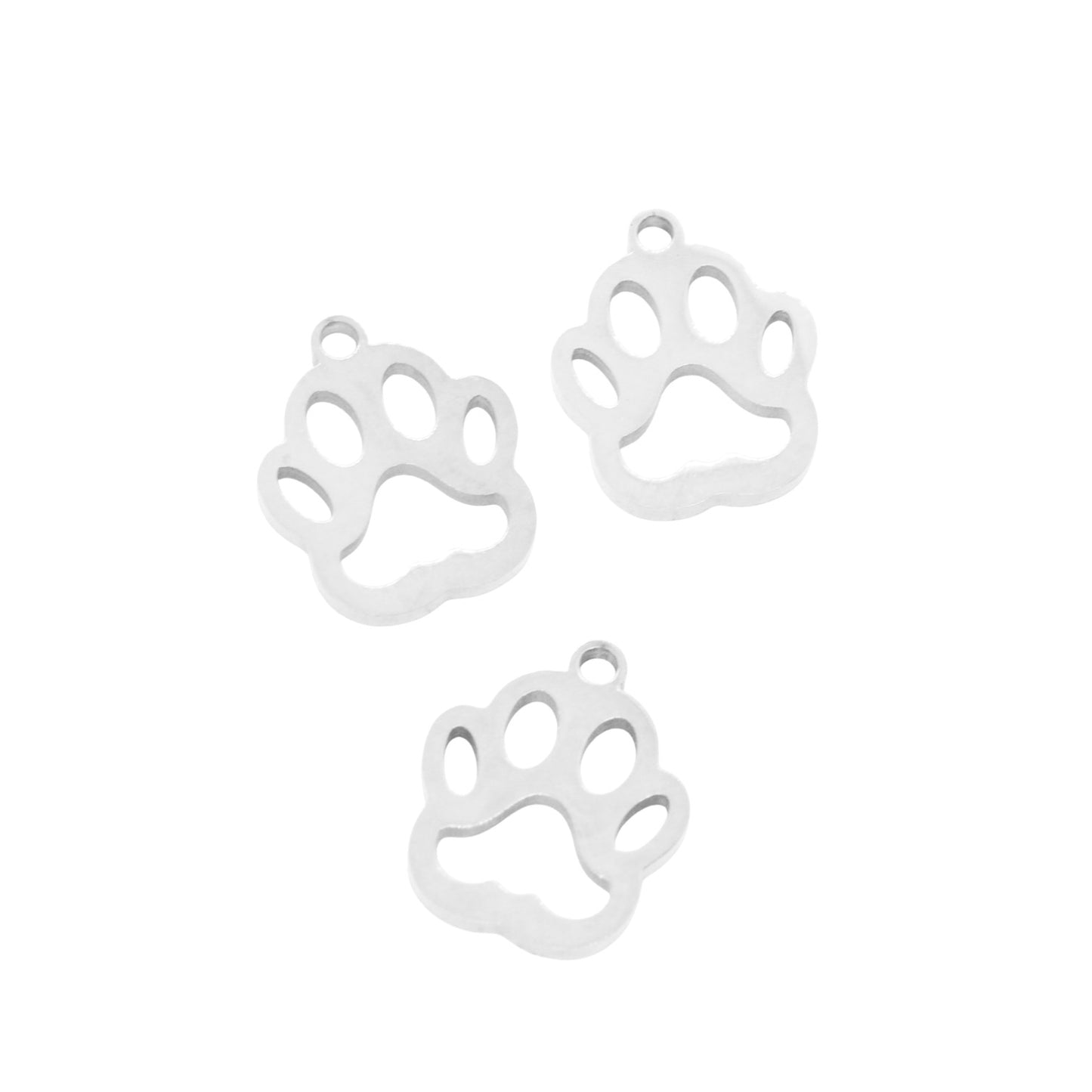 Pfote Anhänger Edelstahl / 12mm