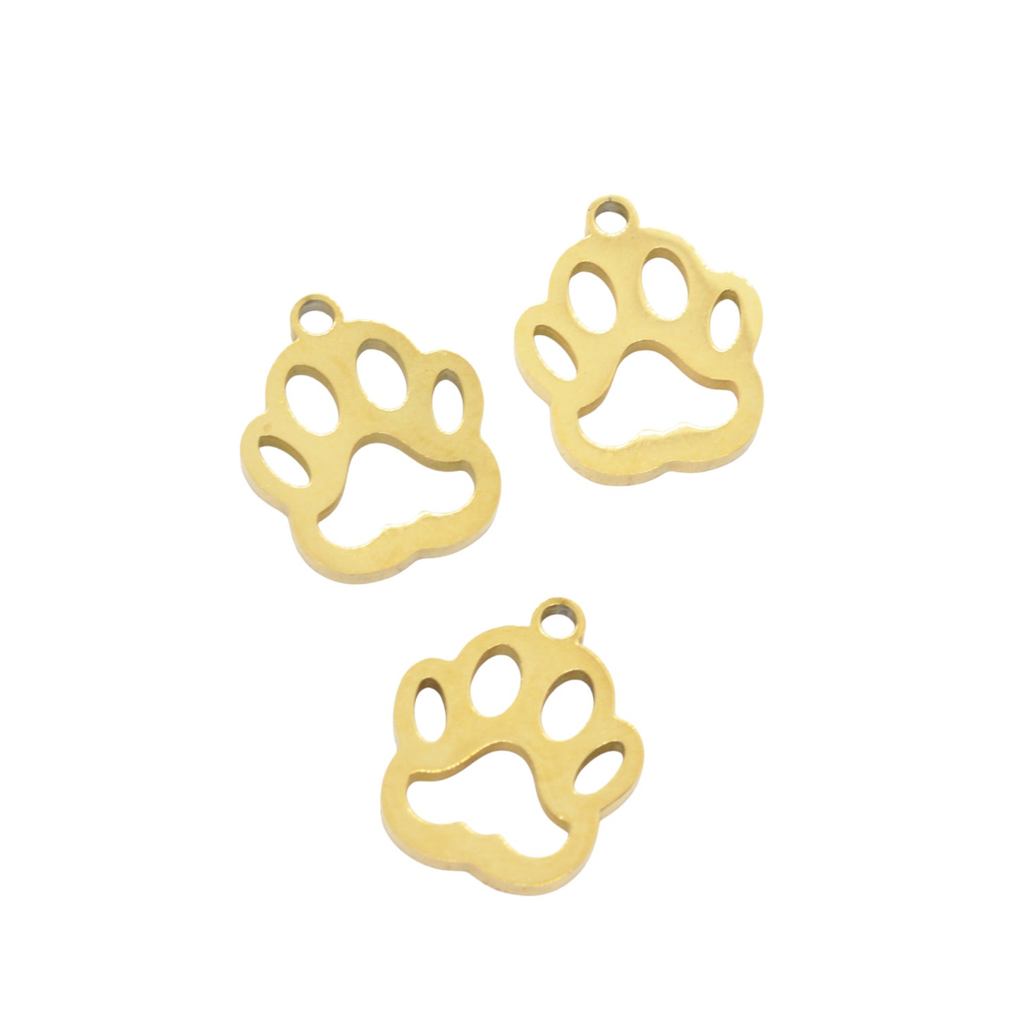 Pfote Anhänger Edelstahl / 12mm