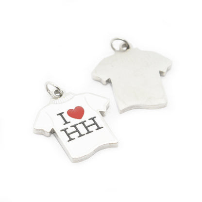 I ❤ HH T-Shirt Anhänger / NUENA Hamburg Charm / Edelstahl (Kopie)