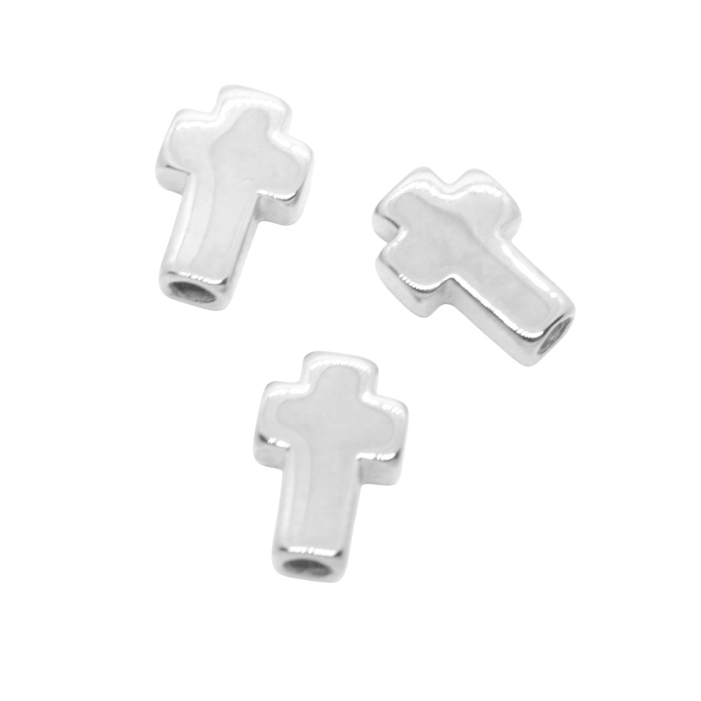 Kreuz Element  Edelstahl / 14mm