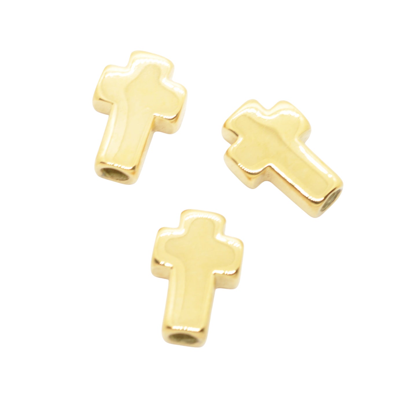 Kreuz Element  Edelstahl / 14mm