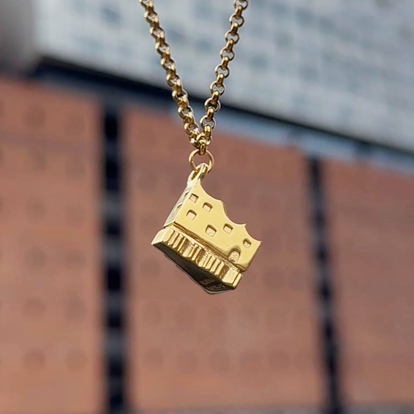 Elbphilharmonie Anhänger / NUENA Hamburg Charm / Edelstahl