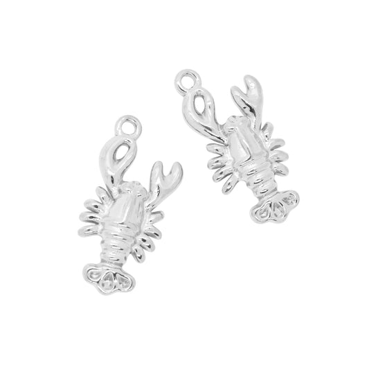 Hummer Anhänger Charm Edelstahl 24k verg. / 20mm