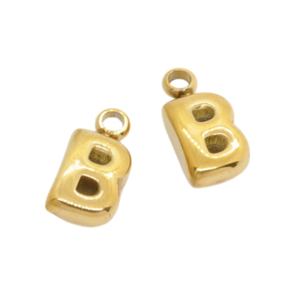 Letter A / gold plated / Ø 7 mm