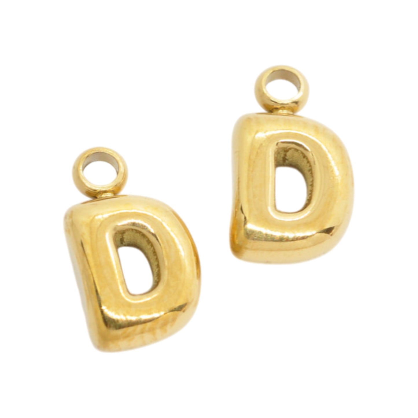 Letter A / gold plated / Ø 7 mm