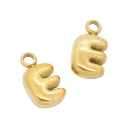 Letter A / gold plated / Ø 7 mm