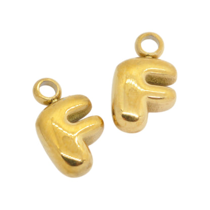 Letter A / gold plated / Ø 7 mm