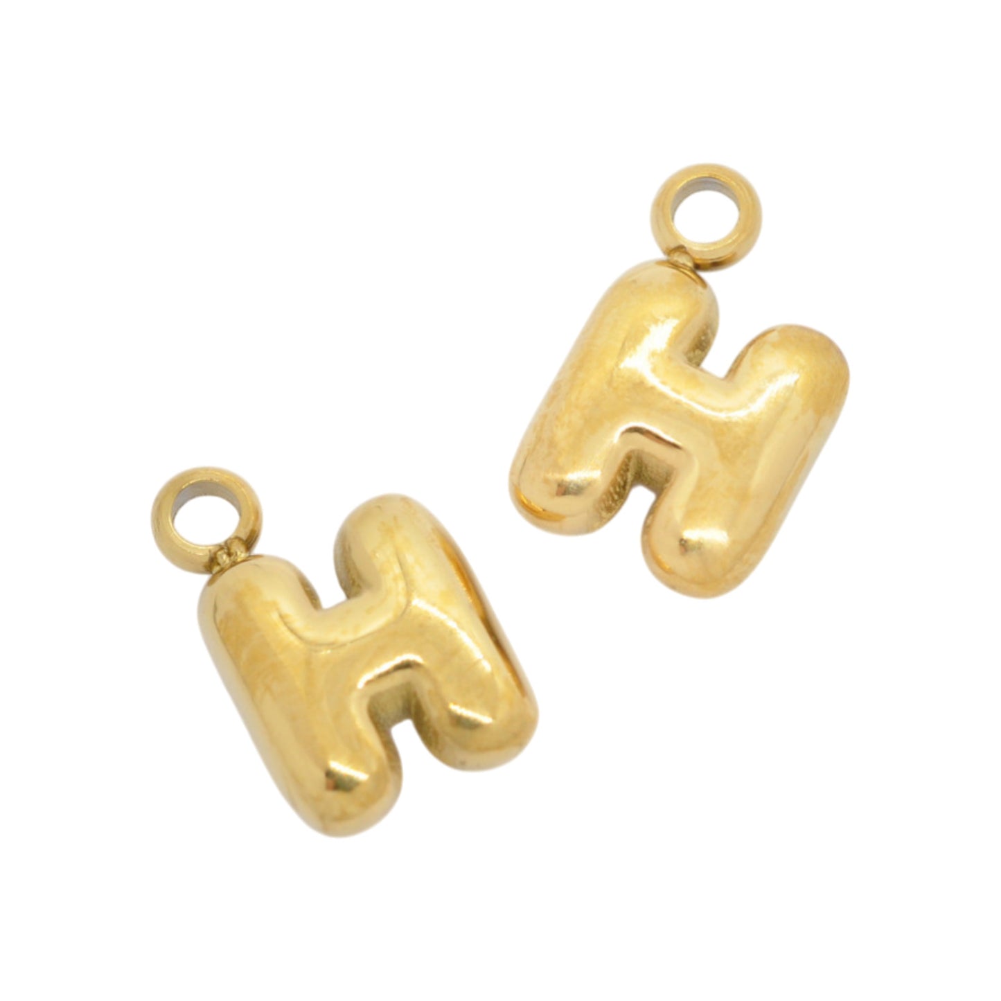Letter A / gold plated / Ø 7 mm