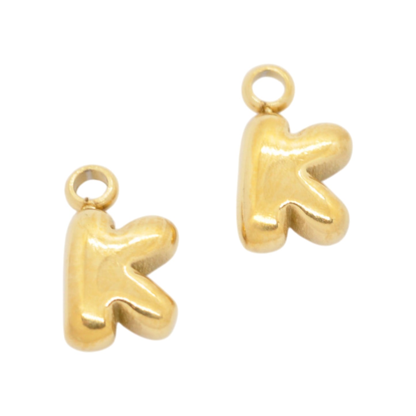 Letter A / gold plated / Ø 7 mm