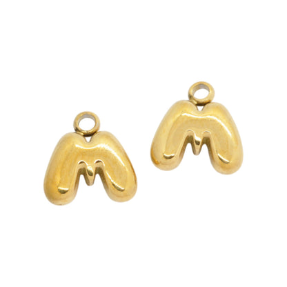 Letter A / gold plated / Ø 7 mm