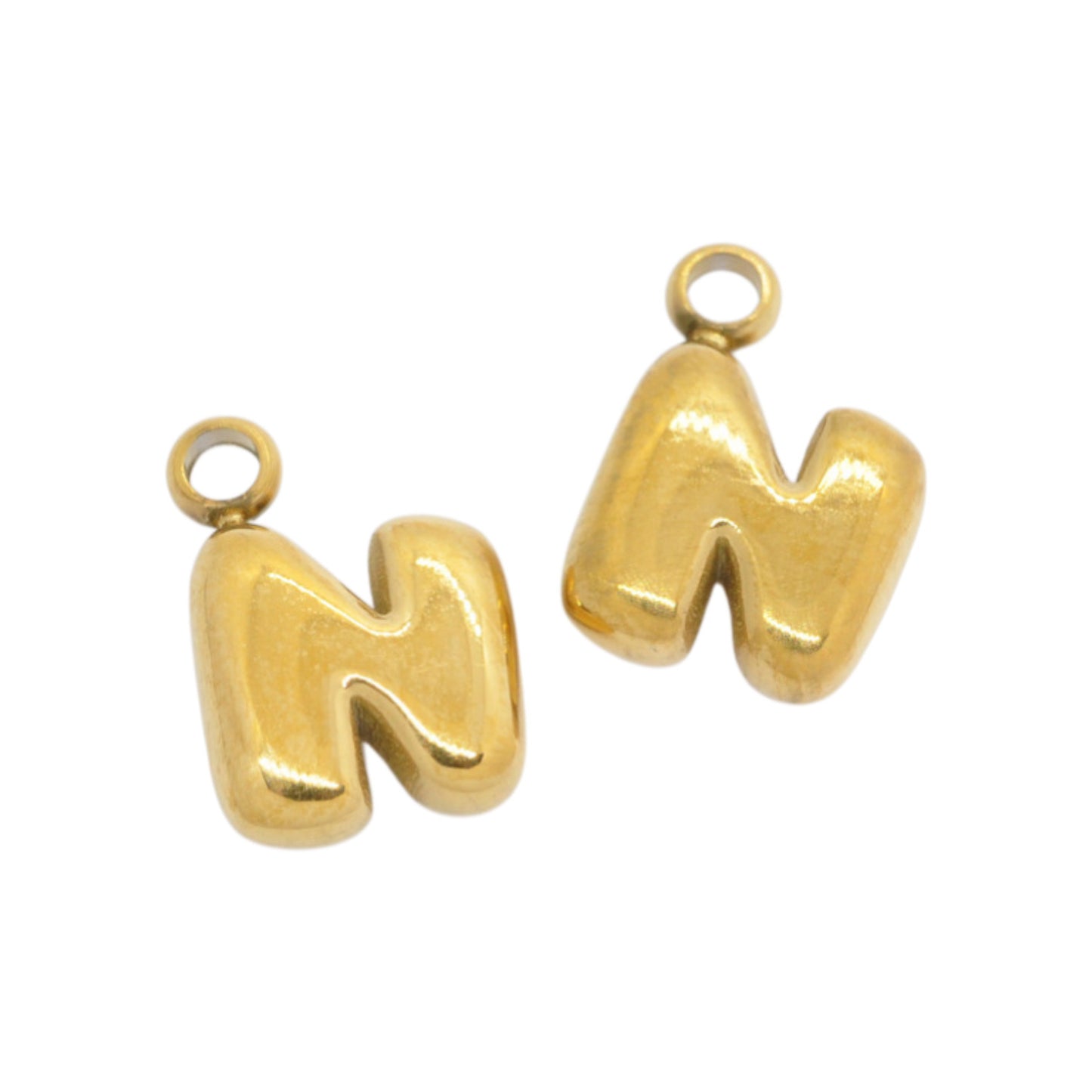 Letter A / gold plated / Ø 7 mm