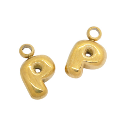 Letter A / gold plated / Ø 7 mm