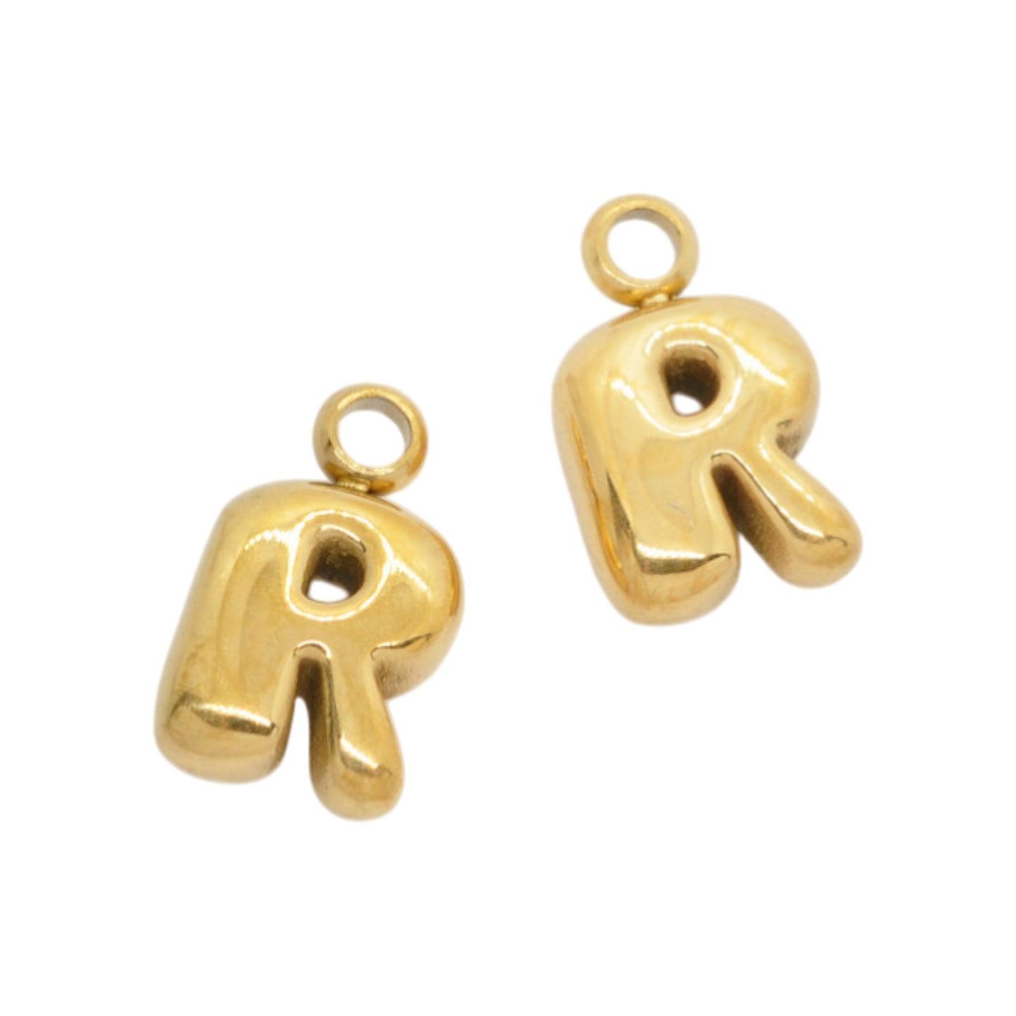 Letter A / gold plated / Ø 7 mm