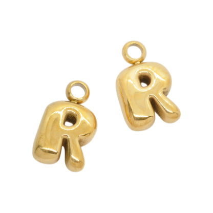 Letter A / gold plated / Ø 7 mm