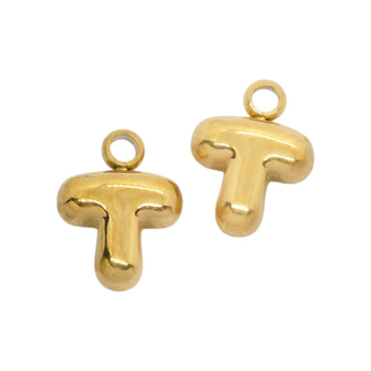 Letter A / gold plated / Ø 7 mm