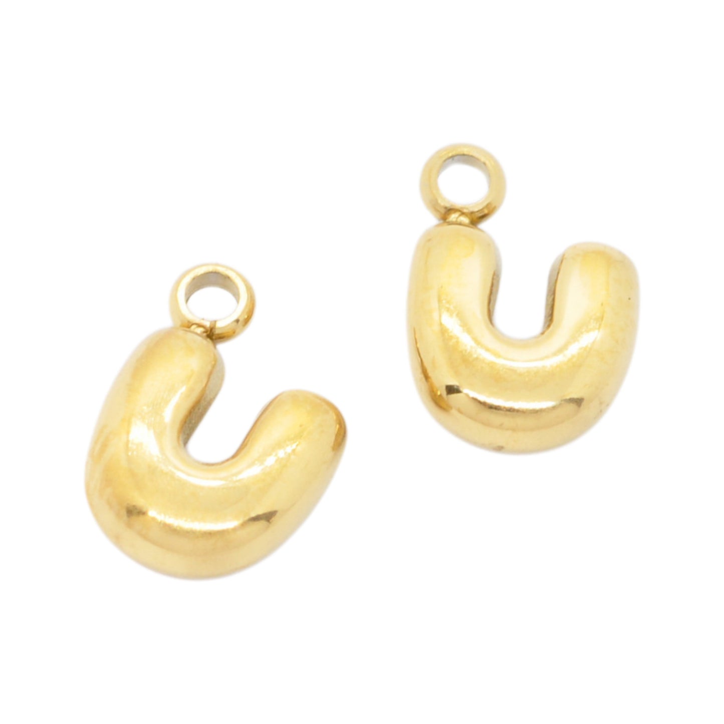 Letter A / gold plated / Ø 7 mm