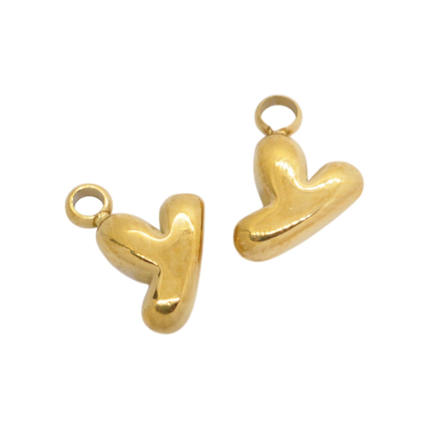 Letter A / gold plated / Ø 7 mm