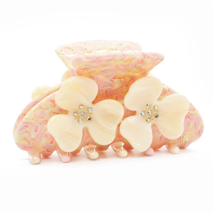 Haarklammer / bling flowers ice cream