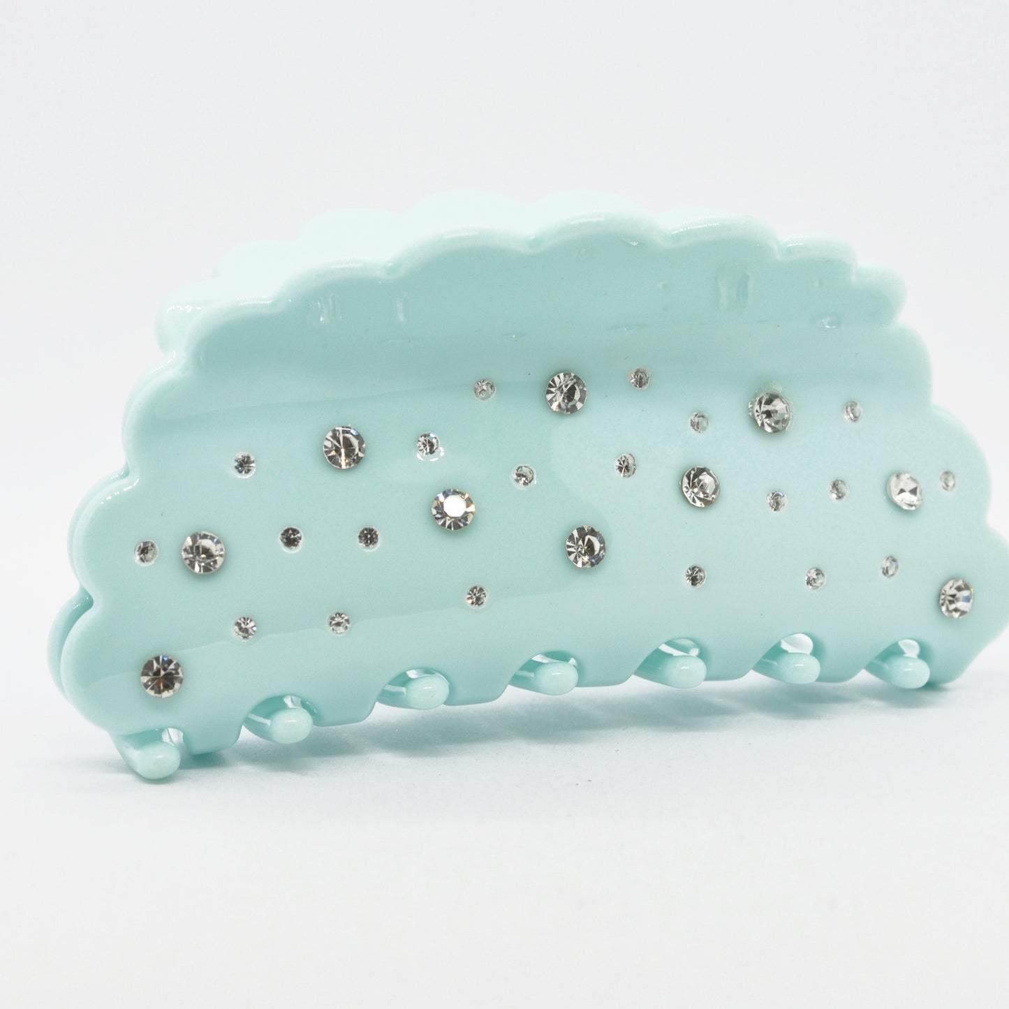 Haarklammer / big bling cloud mint