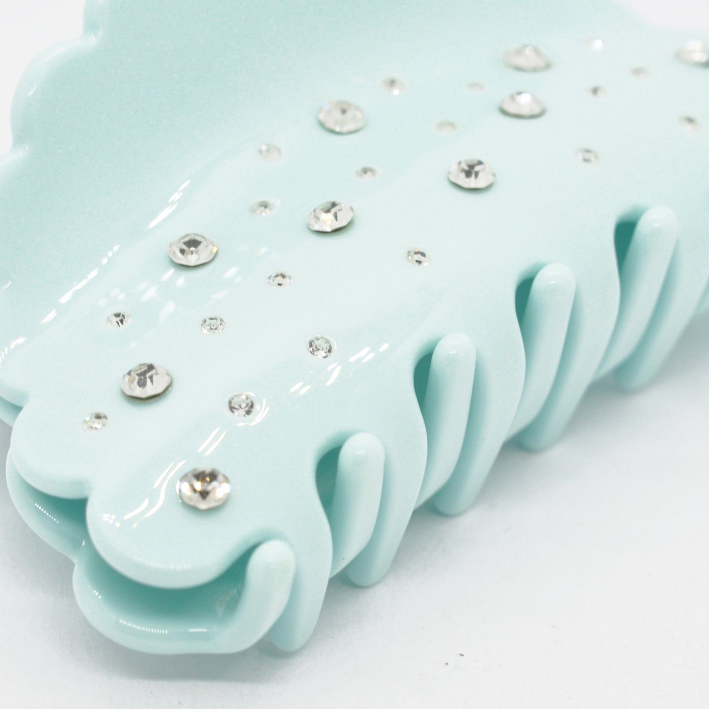 Haarklammer / big bling cloud mint