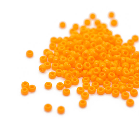 Miyuki Rocailles 11/0 orange opak / 15gr. Ø 2mm (0405)