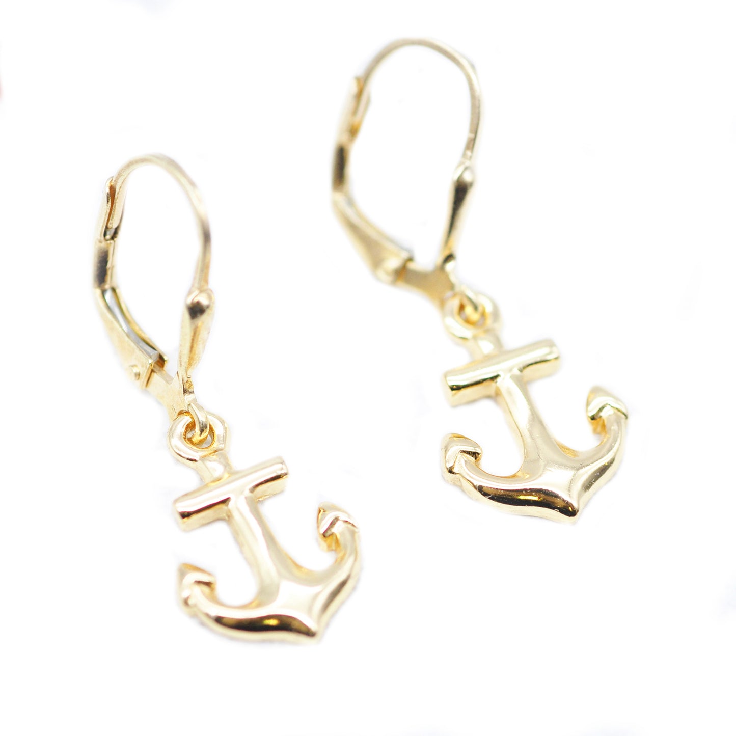 Maritime anchor earrings / 925 sterling silver