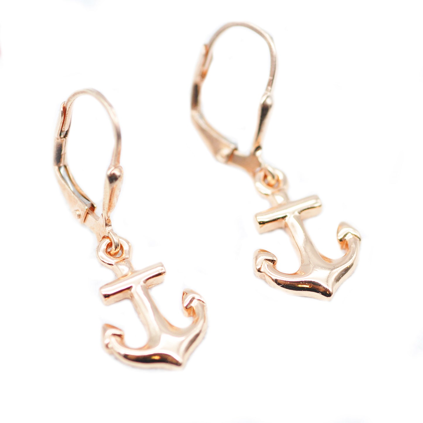 Maritime anchor earrings / 925 sterling silver