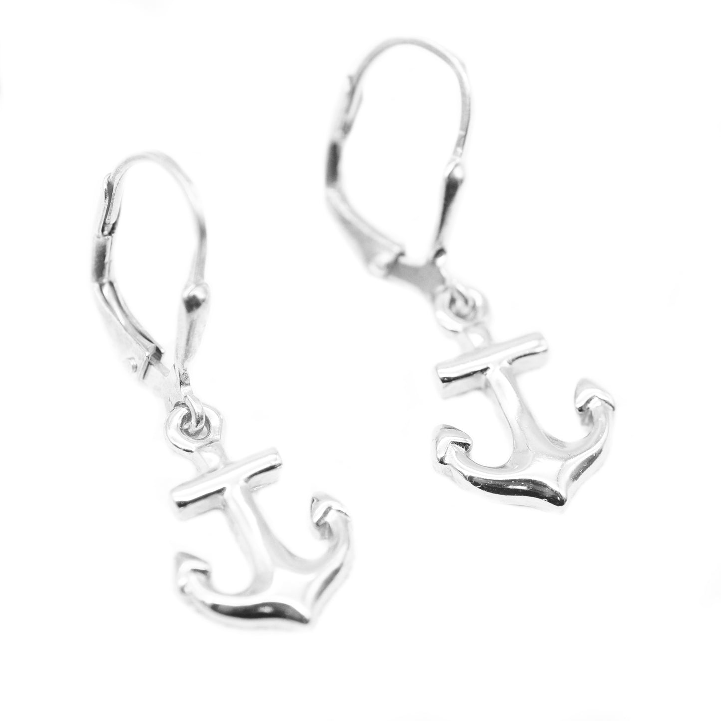 Maritime anchor earrings / 925 sterling silver