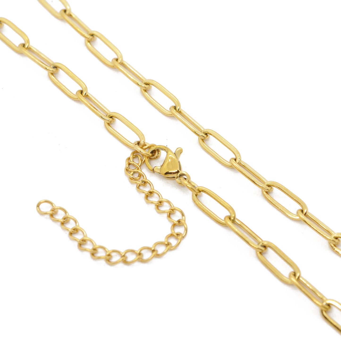 Edelstahl Charmkette Classic oval / 42cm