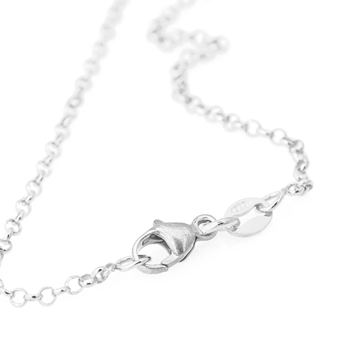 Halskette Erbskette / 925er Sterling Silber / 42cm