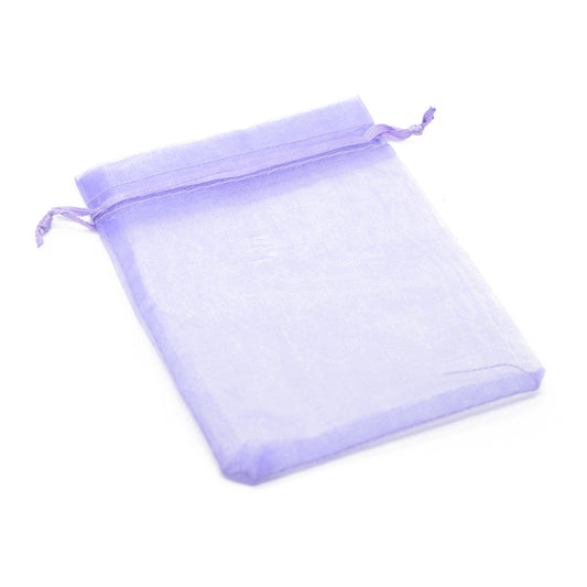 Organze bag lilac / 10x15 cm