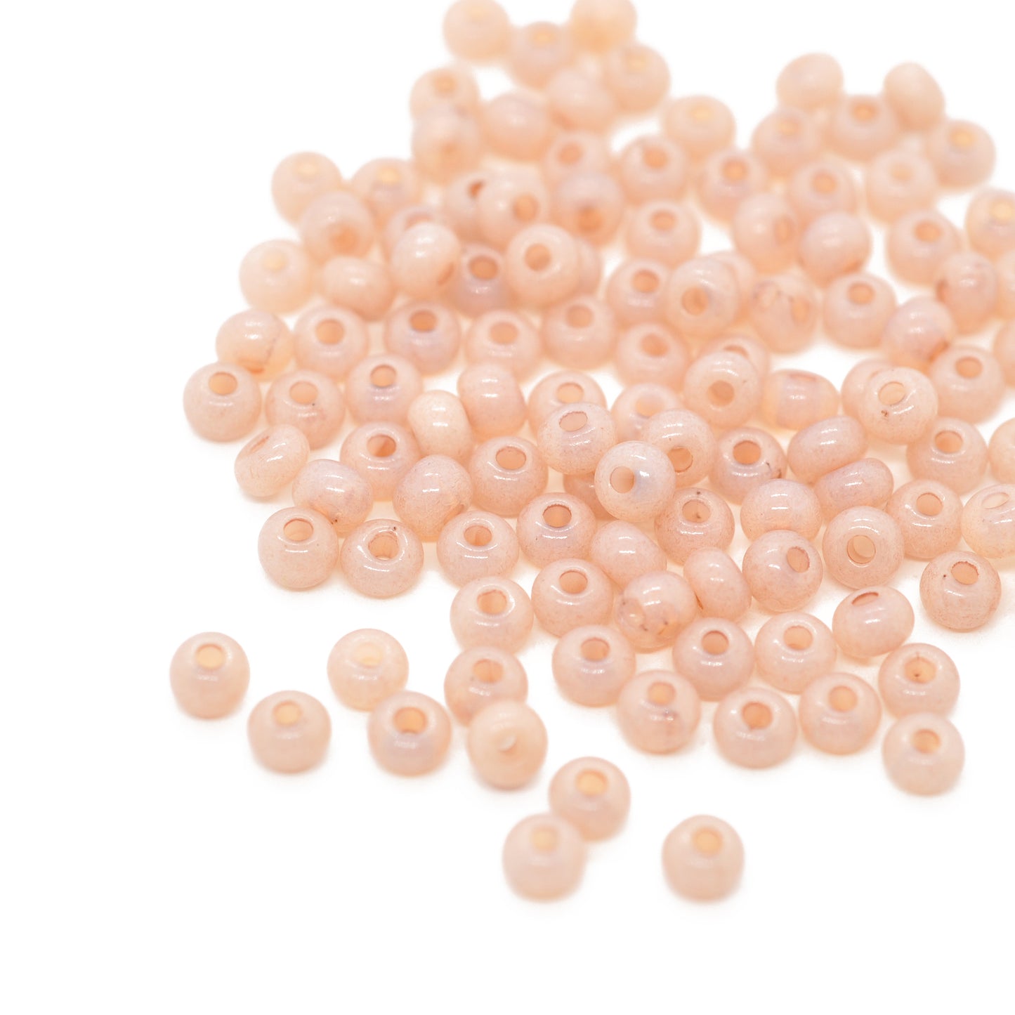 Preciosa Rocailles / dusky pink solgel 6/0 / Ø 4mm / 15gr.