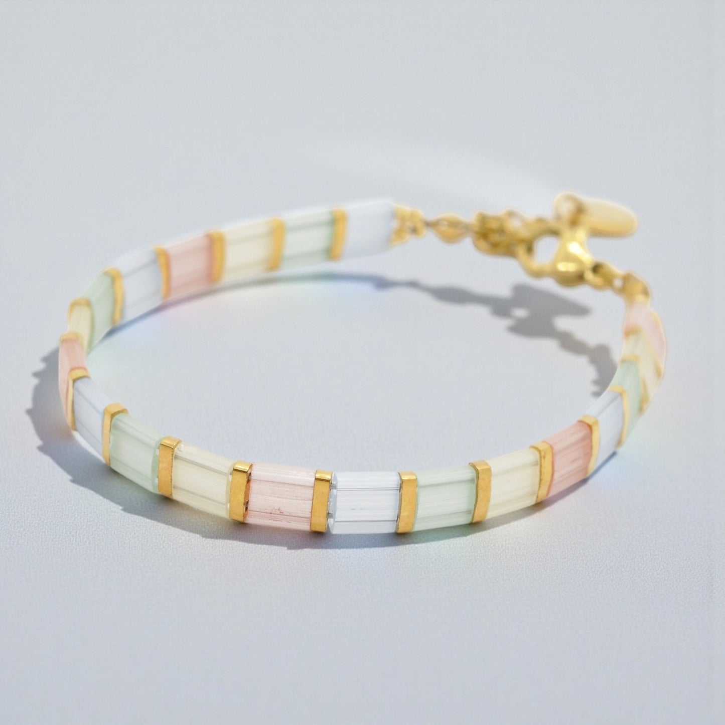 TILA Armband  "pastel love" / verstellbar