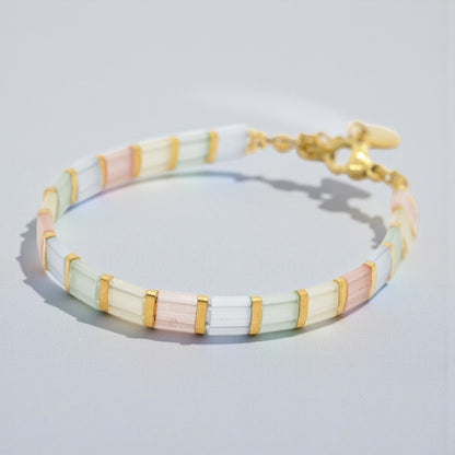 TILA Armband  "pastel love" / verstellbar