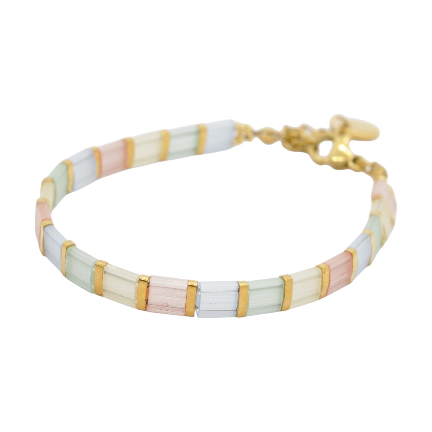 TILA Armband  "pastel love" / verstellbar