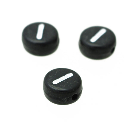 Buchstabe / schwarz acryl / 6mm