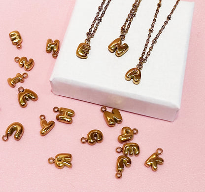Letter A / gold plated / Ø 7 mm