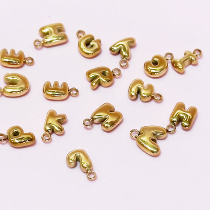Letter A / gold plated / Ø 7 mm