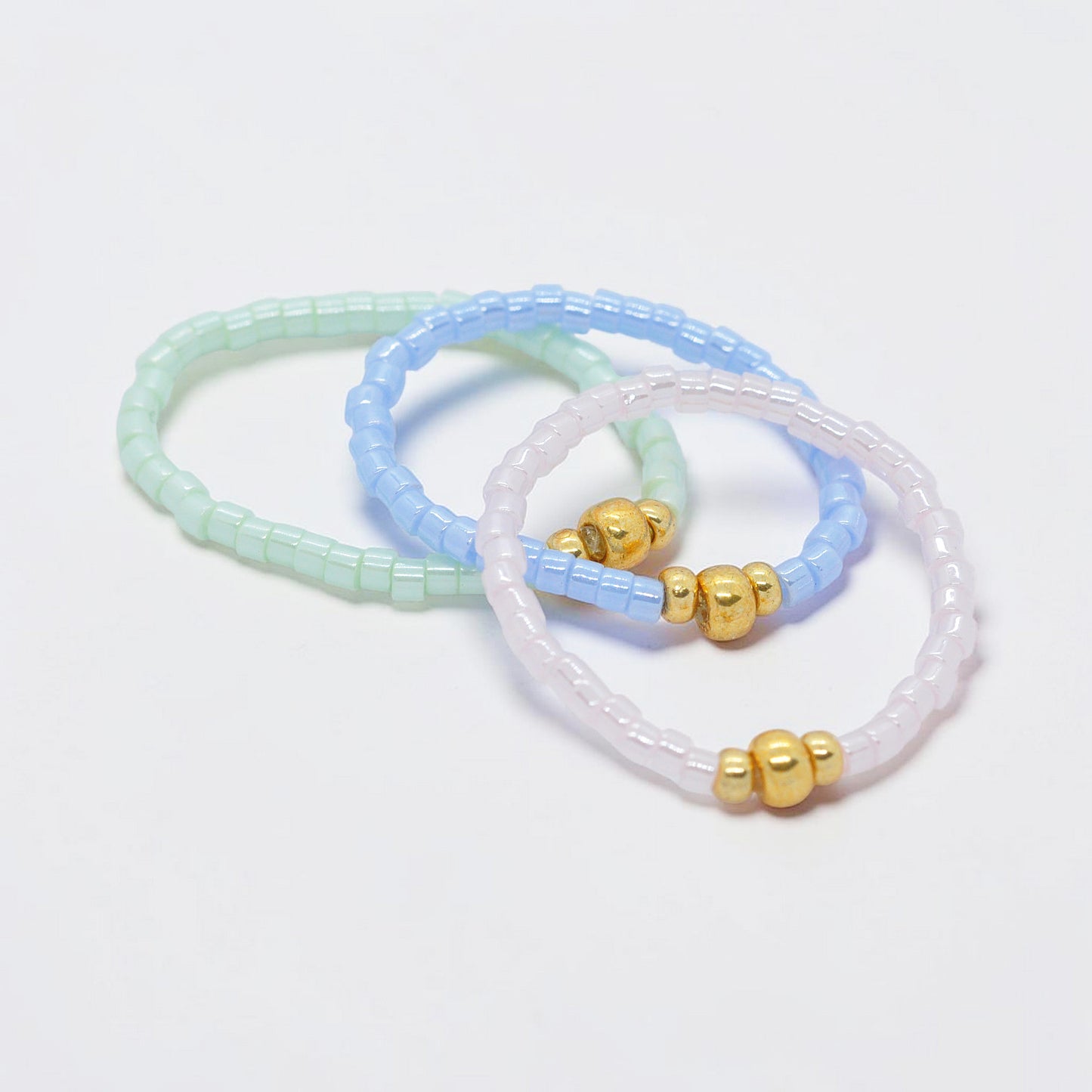Smiley ring / white