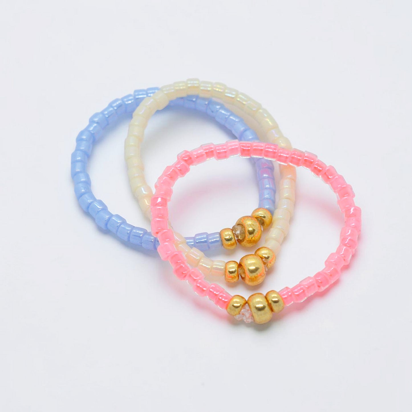 Smiley ring / white