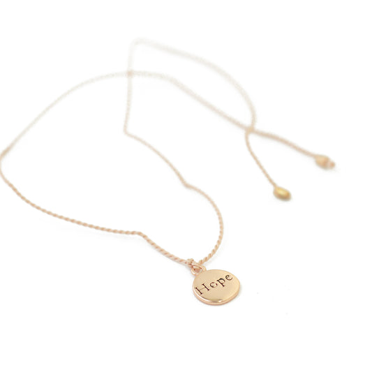 Make-a-Wish bracelet "Hope" / 925 silver 18k rose gold plated