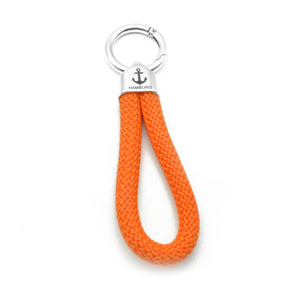 Key ring / HAMBURG anchor / orange