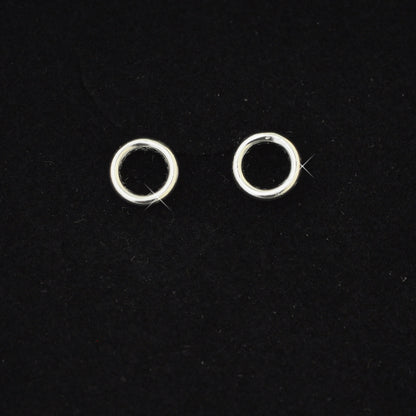 Ohrstecker Ring / 925er Silber