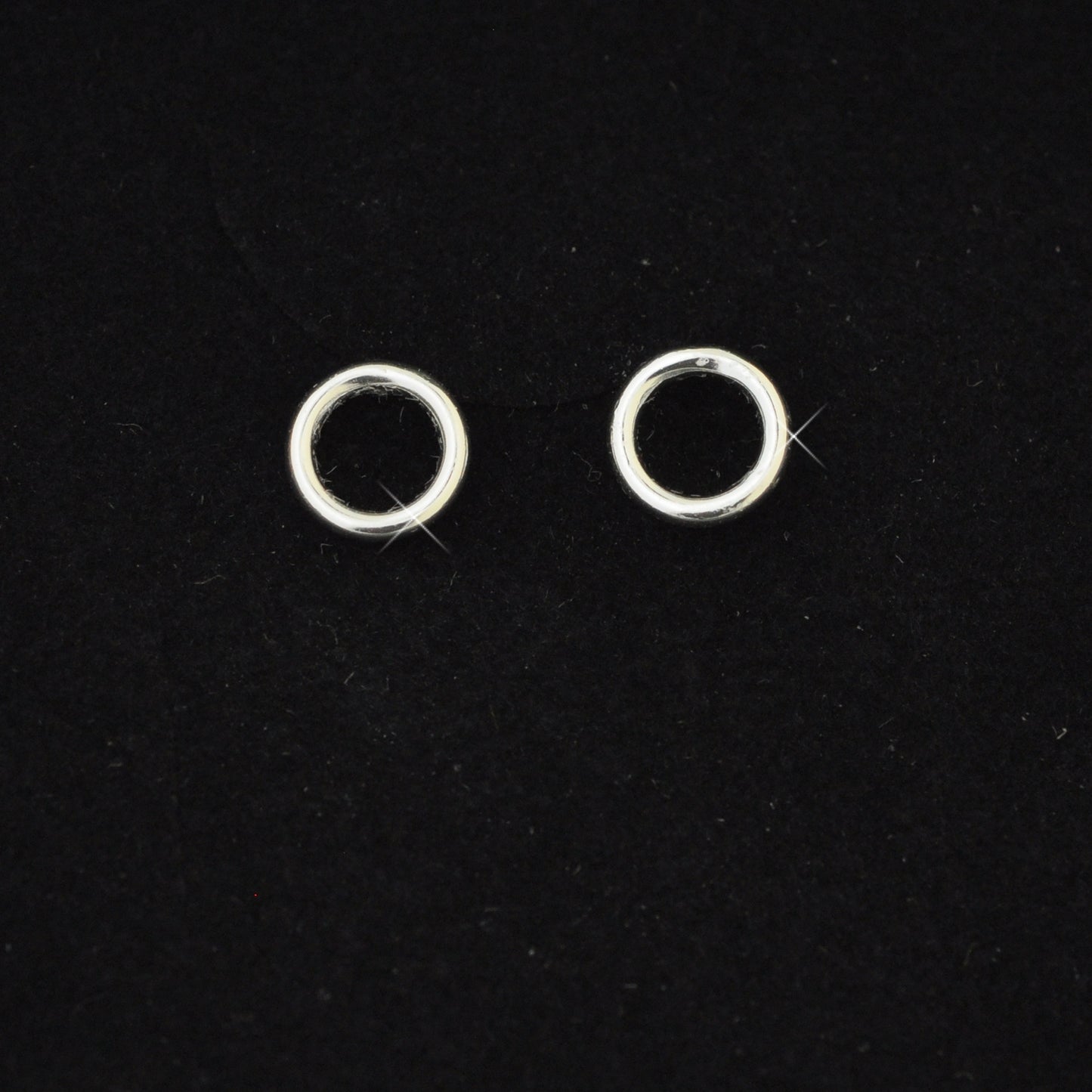 Ear stud ring / 925 silver