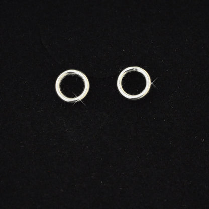 Ear stud ring / 925 silver